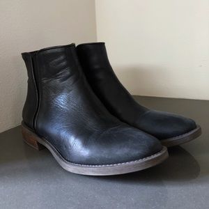 ZARA leather booties, size 37